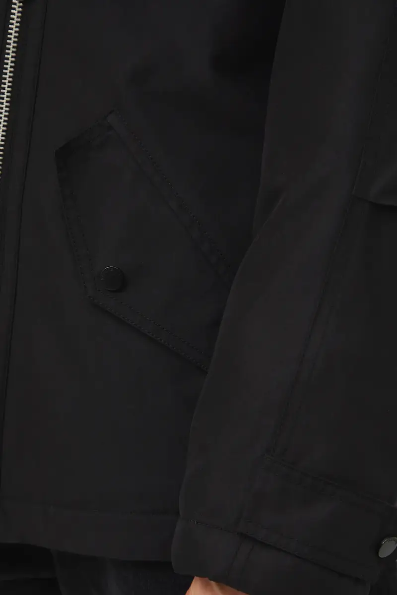 giacca da motociclista Nero miniatura 5