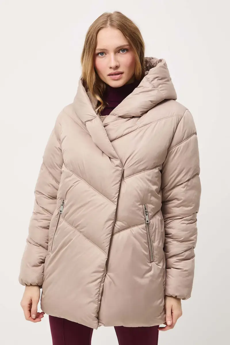 giacca donna colore beige miniatura 3