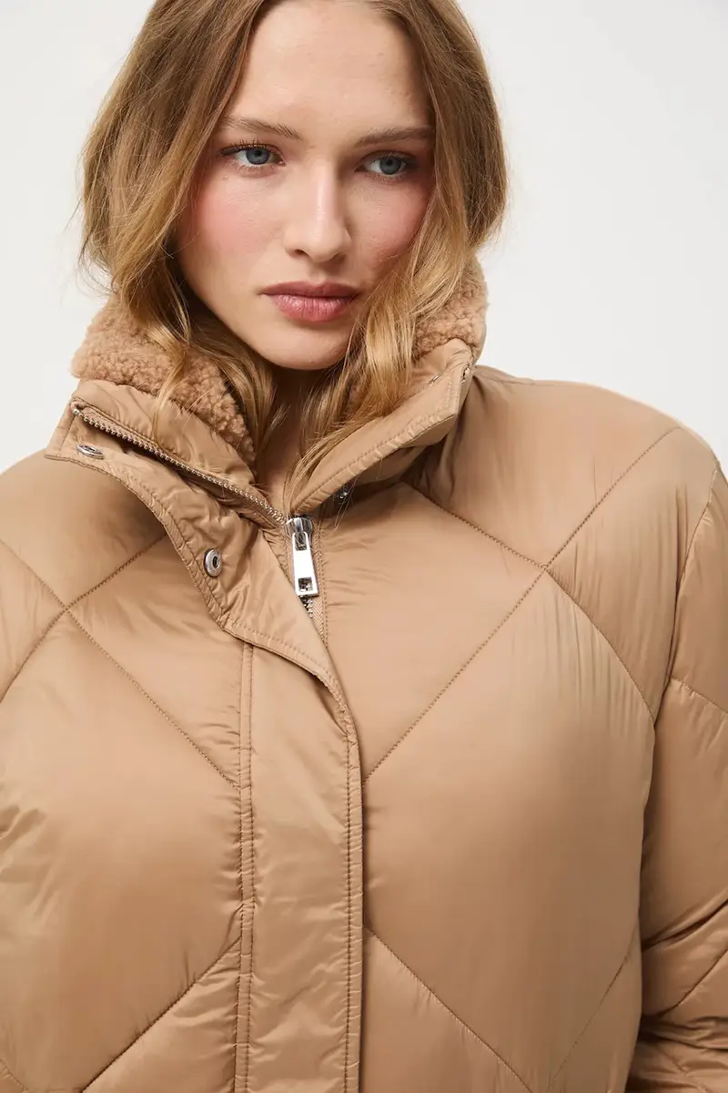 giacca donna colore beige miniatura 4