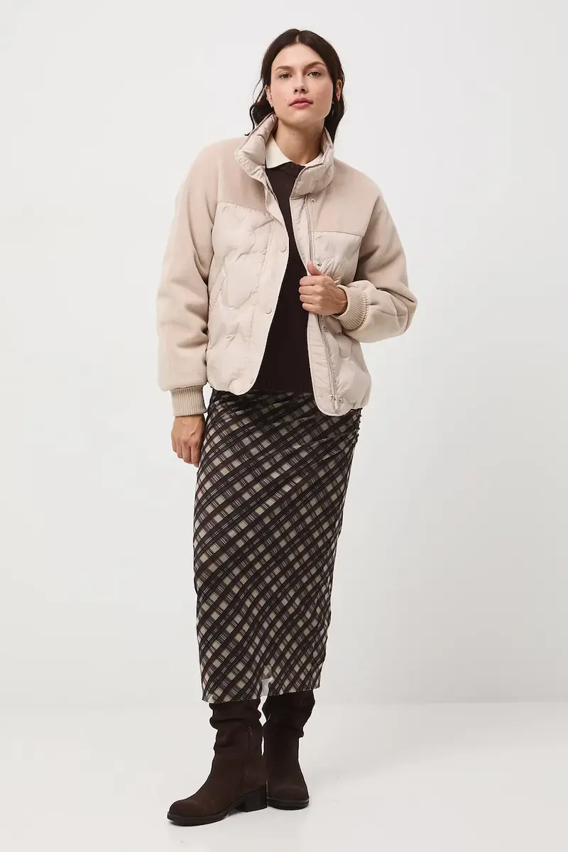 giacca donna colore beige miniatura 2