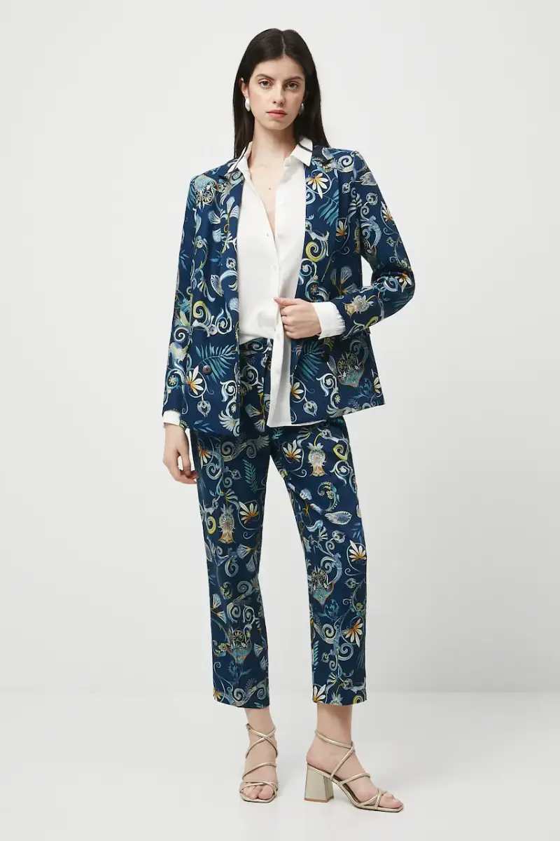 giacca donna colore blu navy miniatura 2