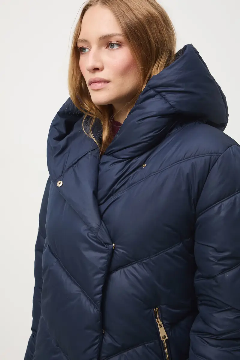 giacca donna colore blu navy miniatura 5