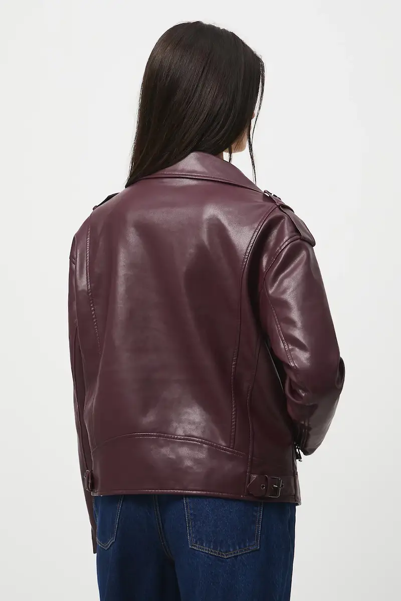 giacca donna colore granata miniatura 3