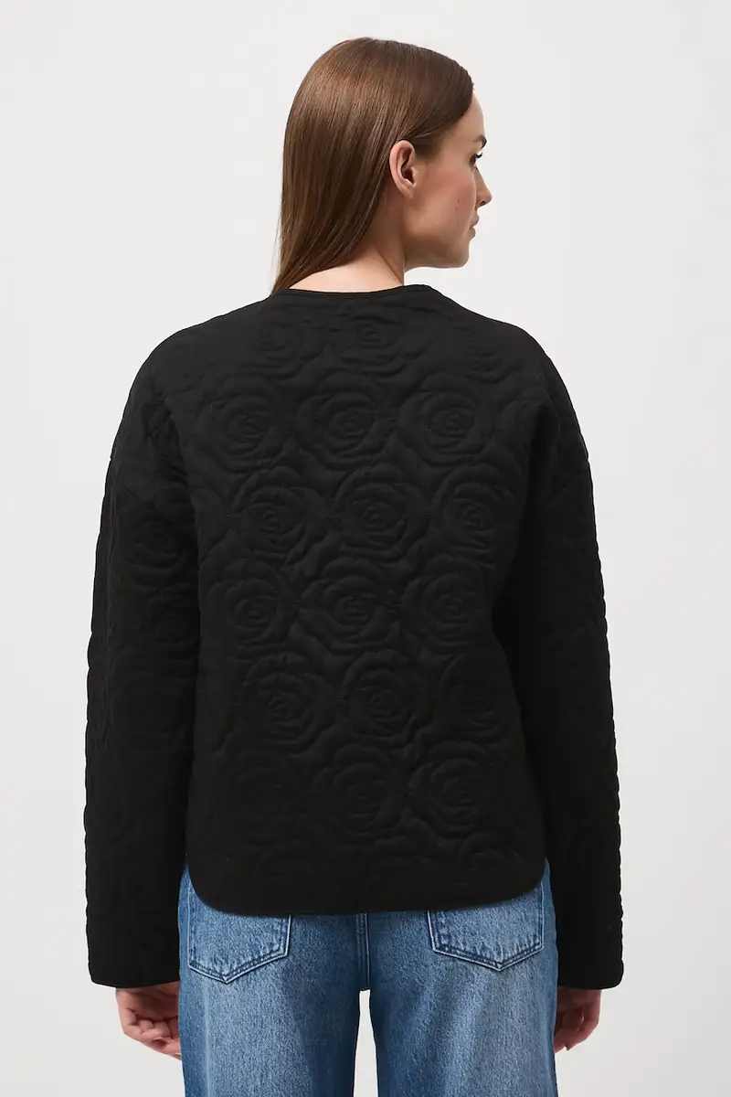 giacca donna colore nero miniatura 3