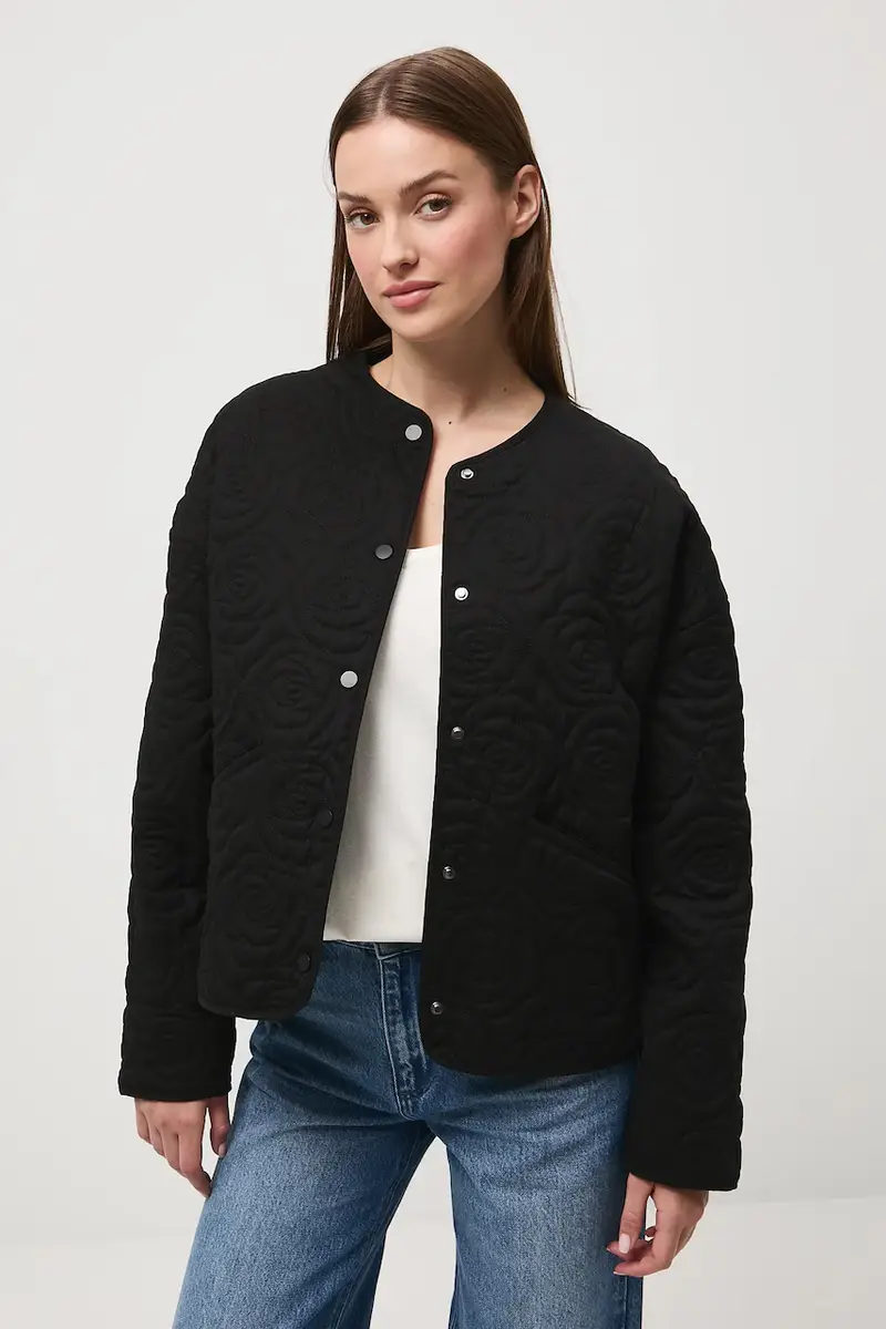 giacca donna colore nero miniatura 4