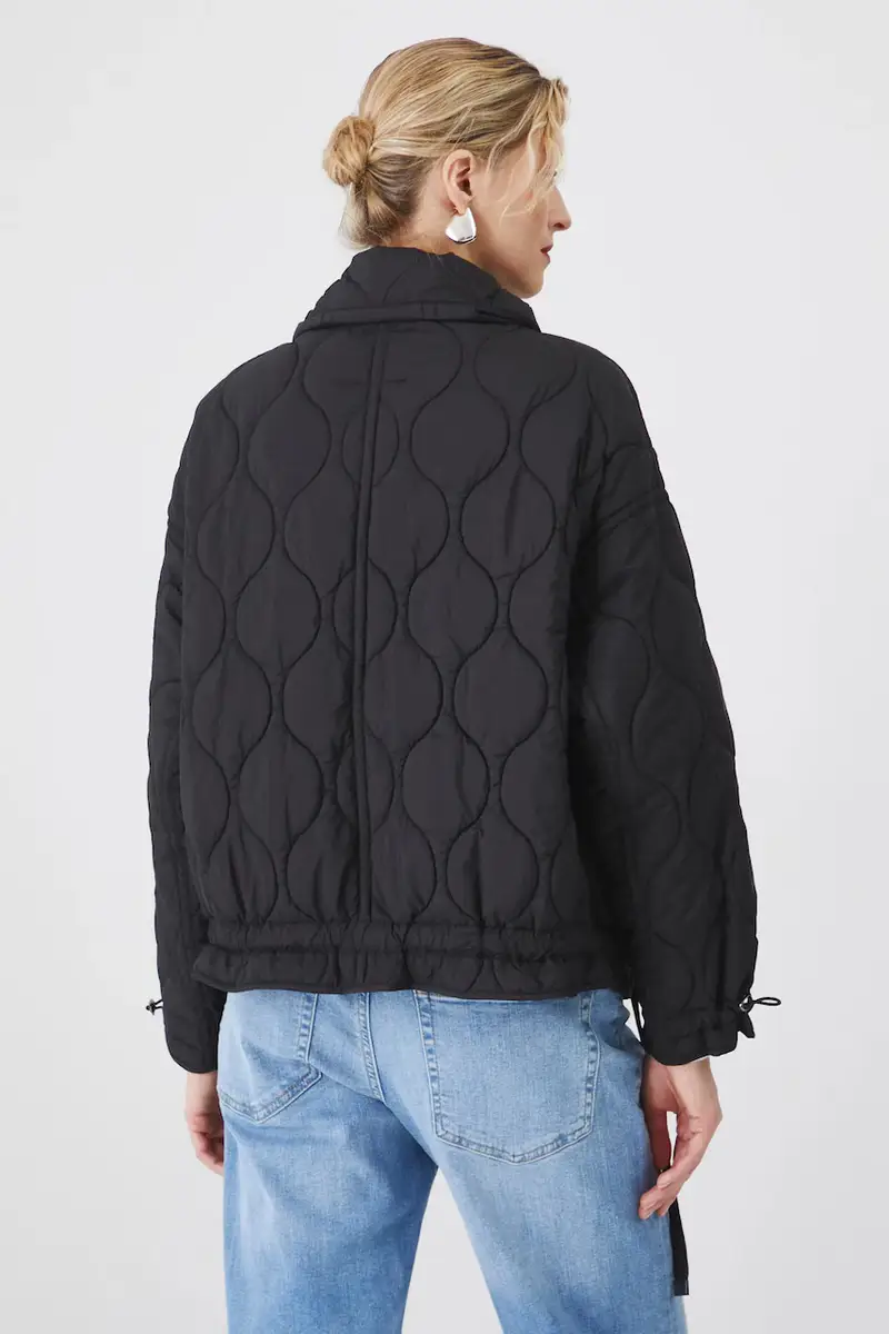 giacca donna colore nero miniatura 3