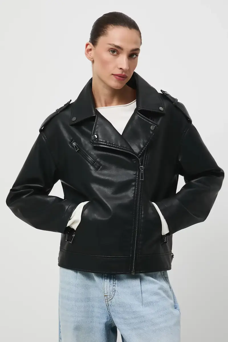 giacca donna colore nero miniatura 2