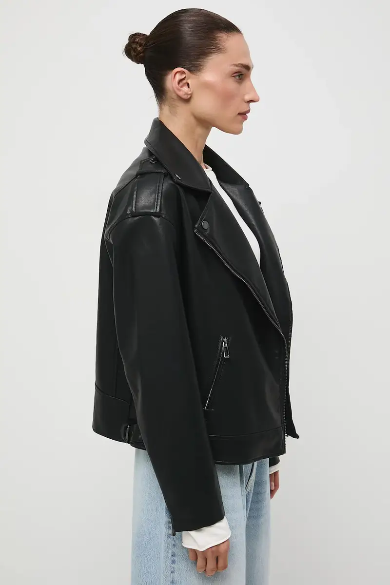 giacca donna colore nero miniatura 4