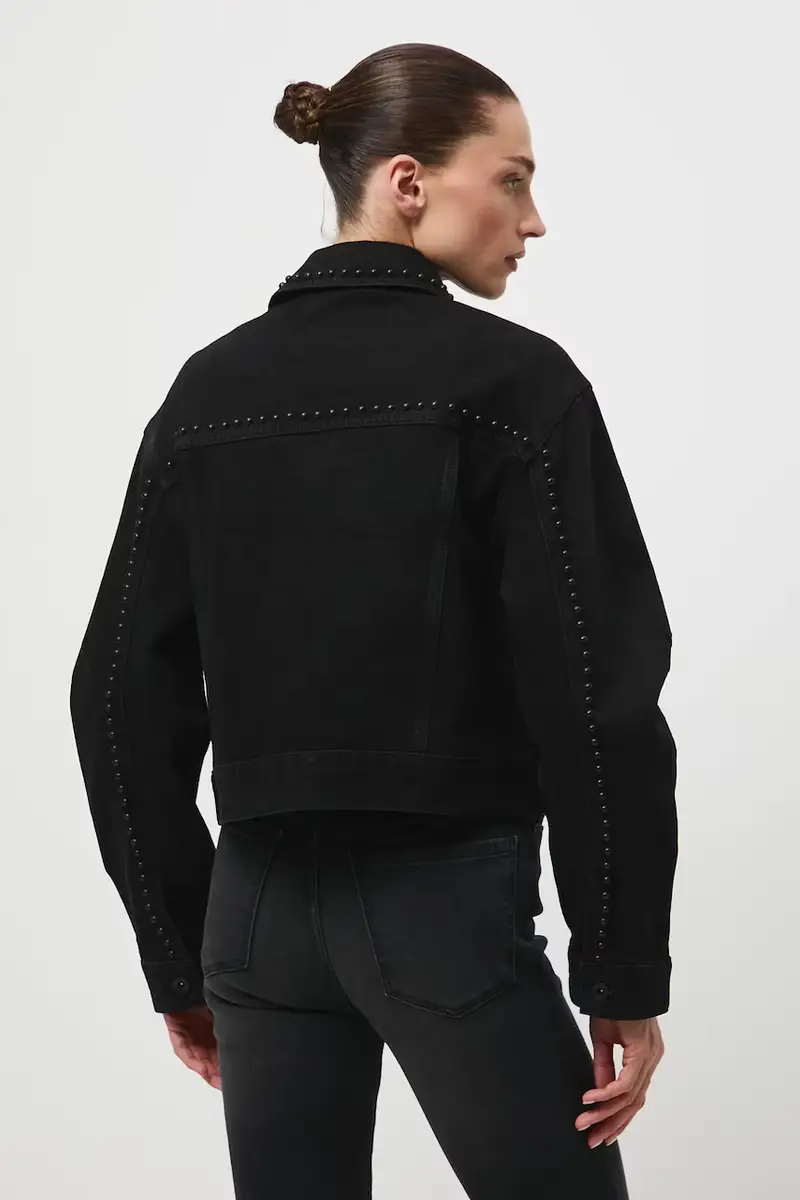 giacca donna colore nero miniatura 3