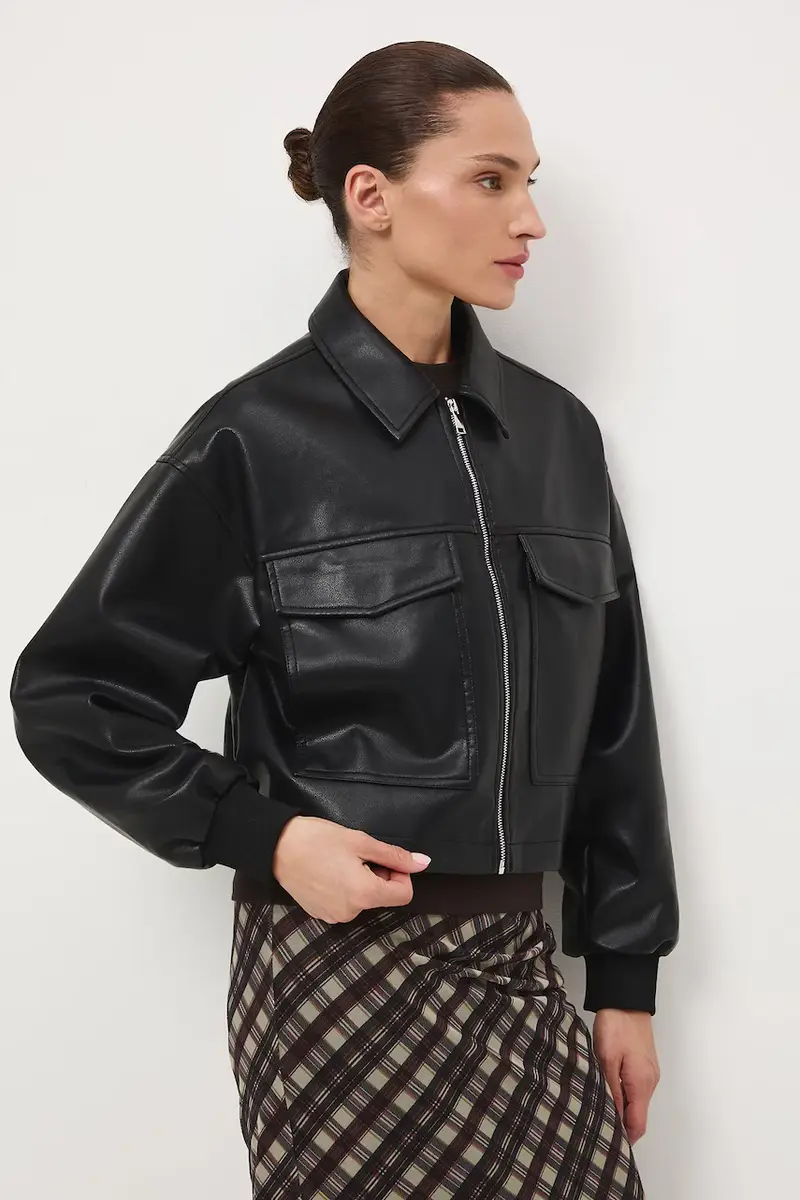 giacca donna colore nero miniatura 2