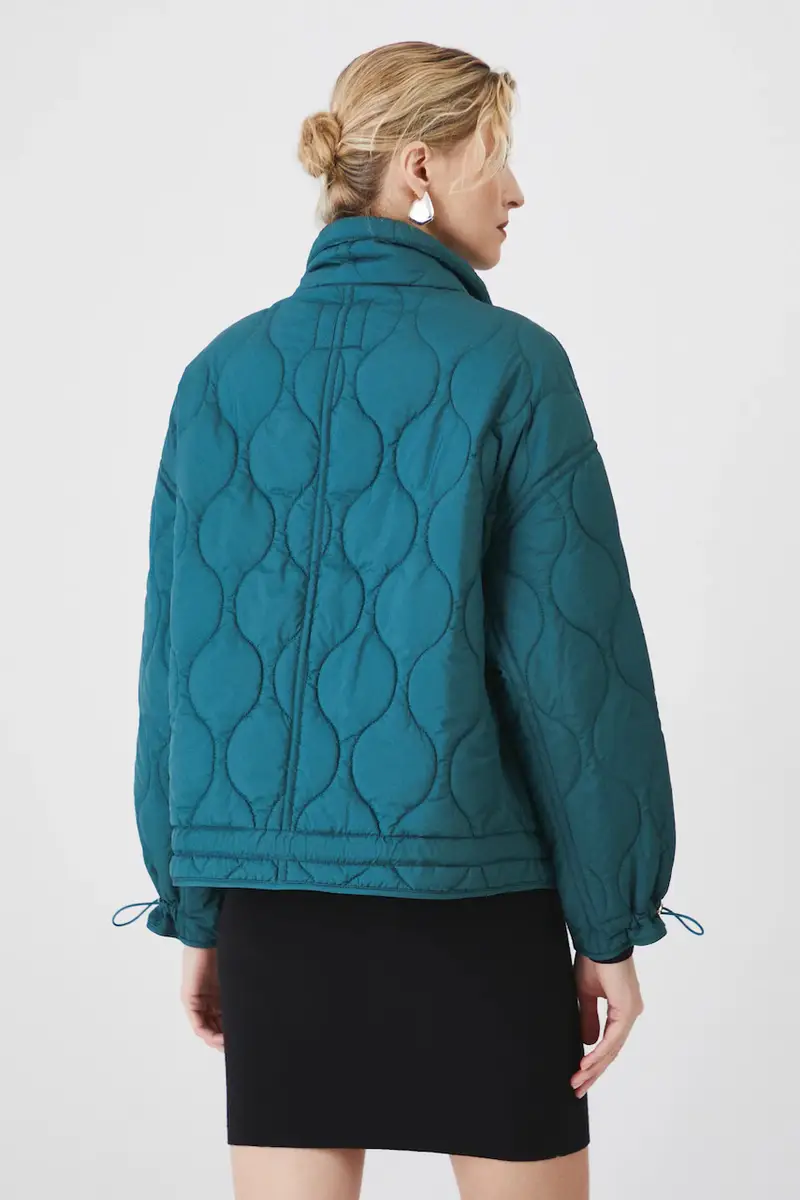 giacca donna colore verde miniatura 3