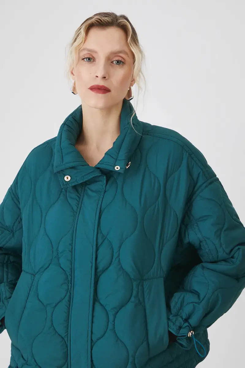 giacca donna colore verde miniatura 4