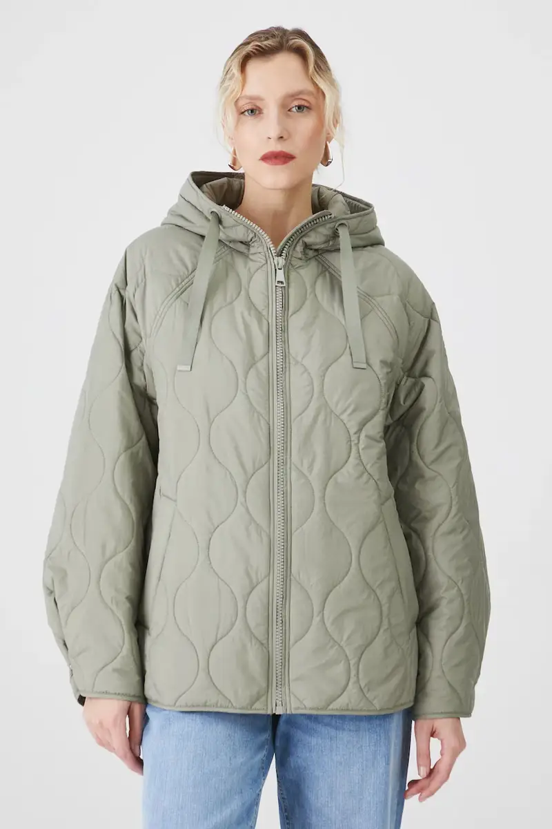 giacca donna colore verde miniatura 4