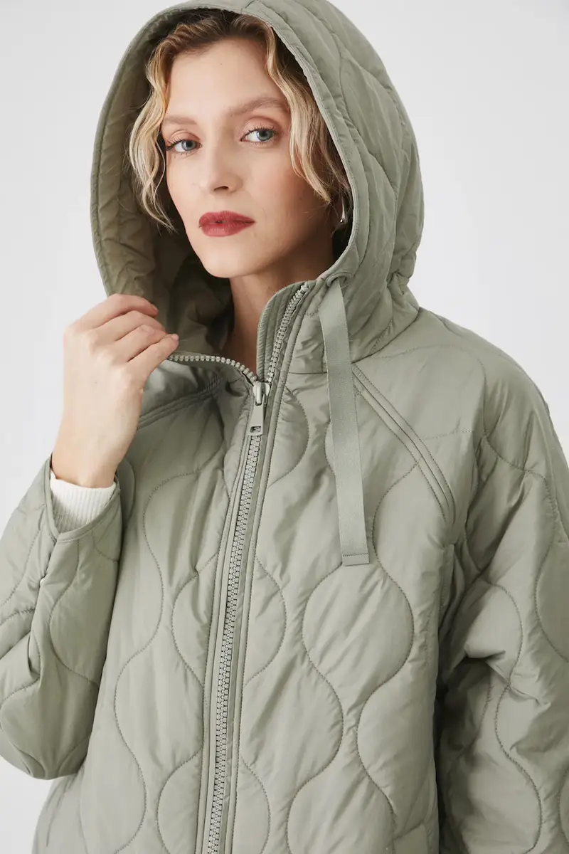 giacca donna colore verde miniatura 5