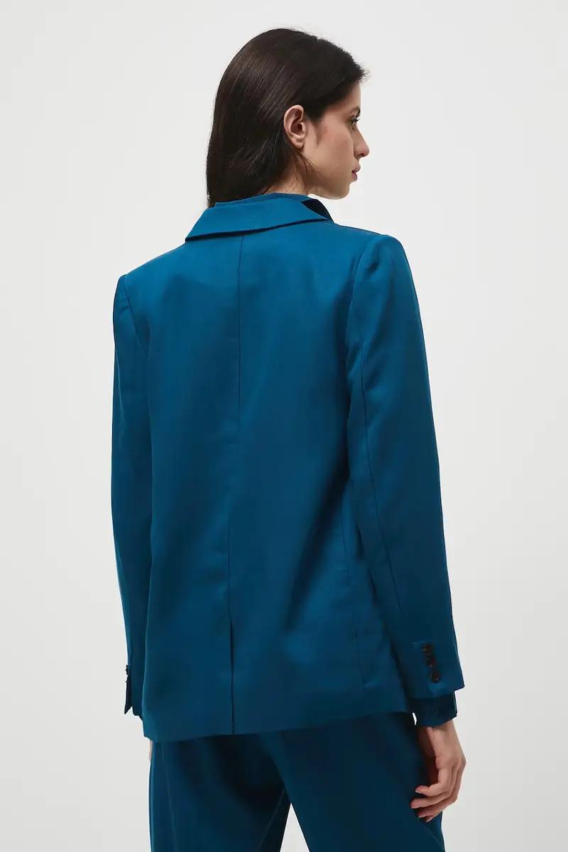 giacca donna colore verde Turchese miniatura 3