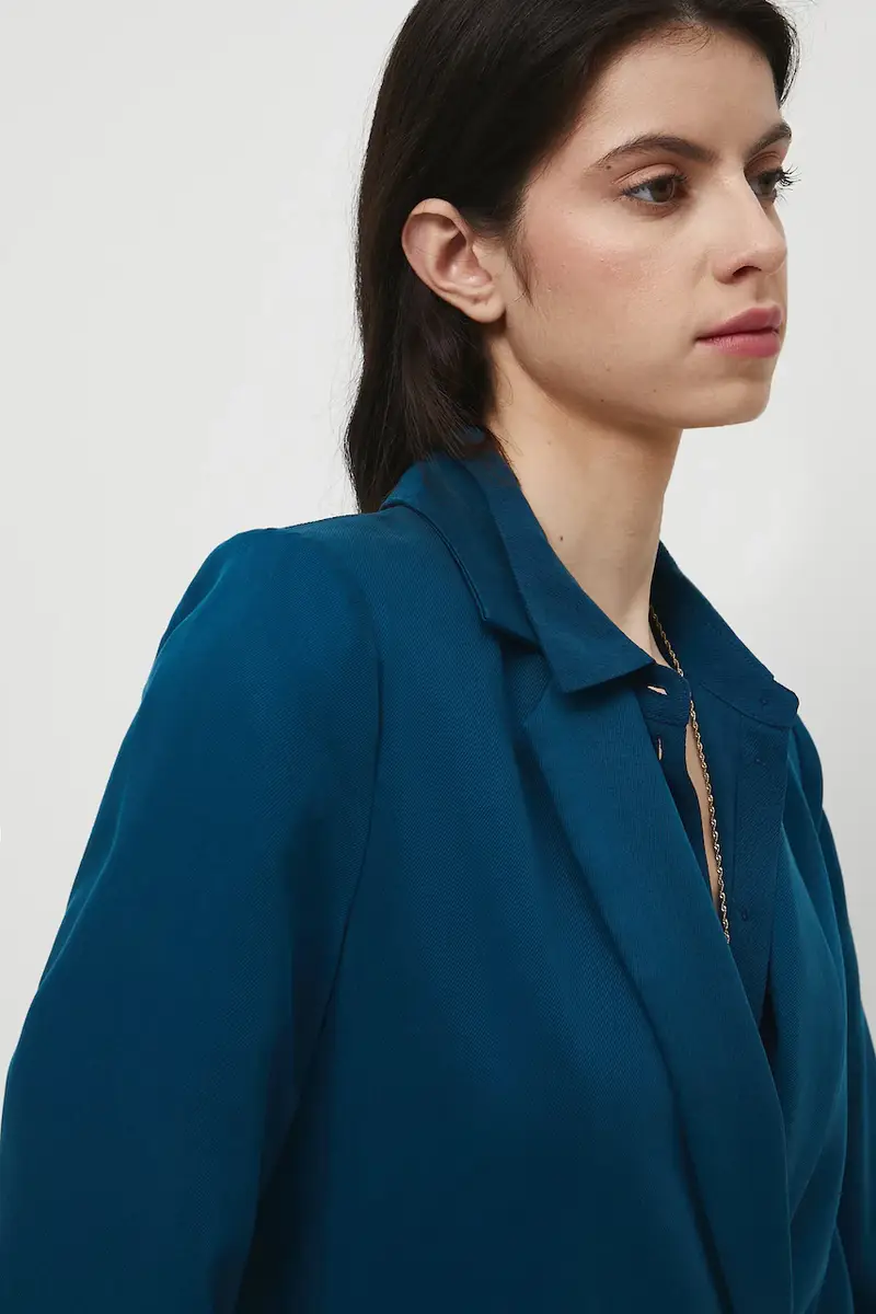 giacca donna colore verde Turchese miniatura 4