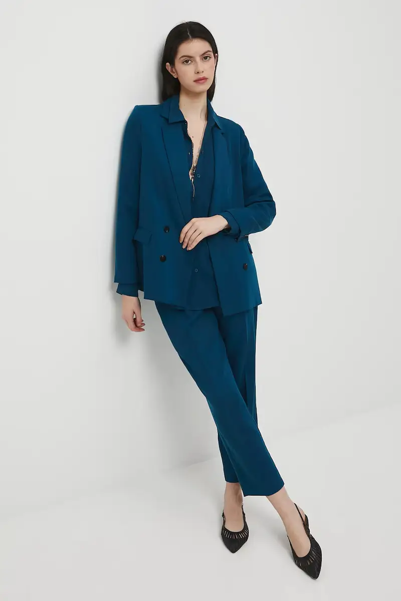 giacca donna colore verde Turchese