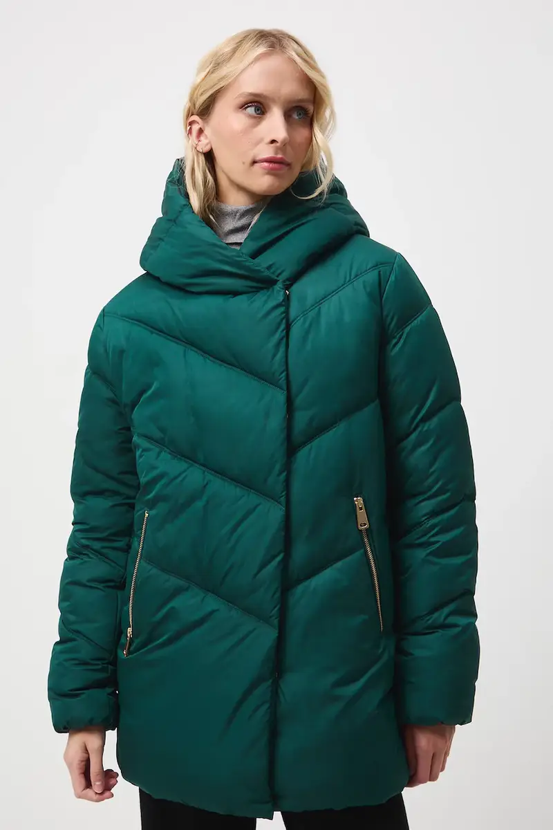 giacca donna colore verde Turchese miniatura 4