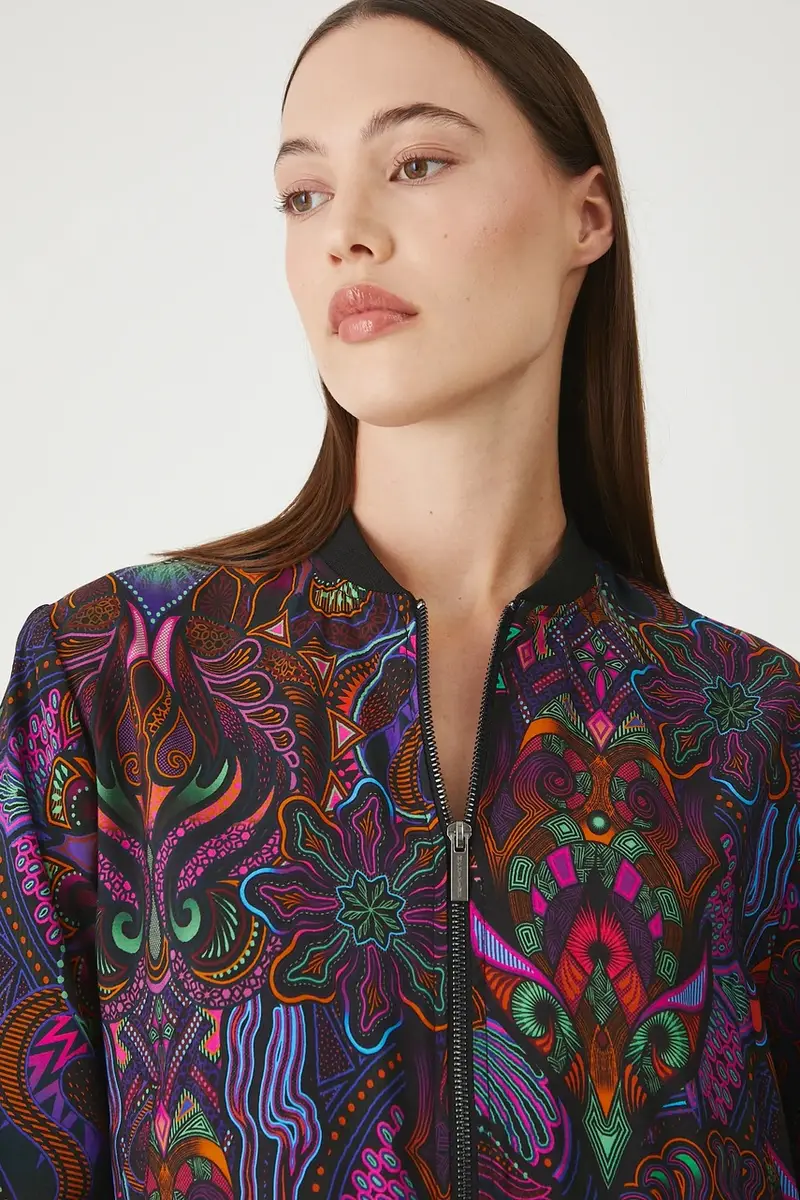 giacca donna Multicolore miniatura 4