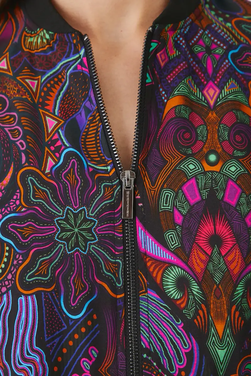 giacca donna Multicolore miniatura 5