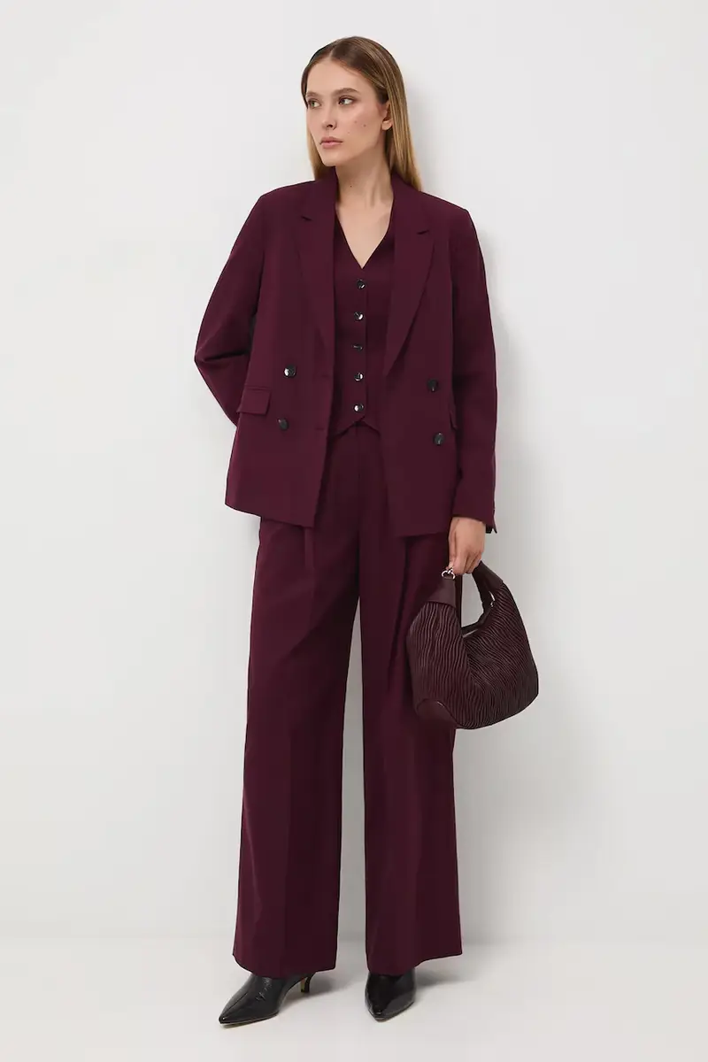 Medicine Giacca doppiopetto granata