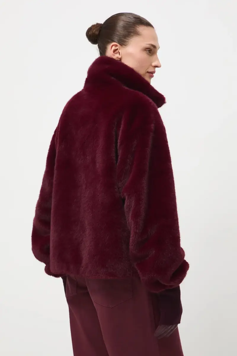 Medicine Giacca granata oversize in morbido tessuto miniatura 3