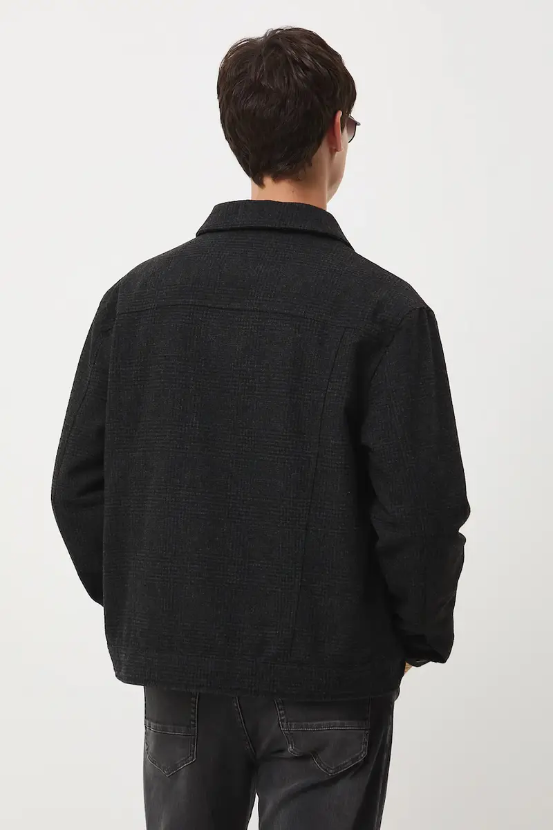 giacca in misto lana uomo colore grigio miniatura 3