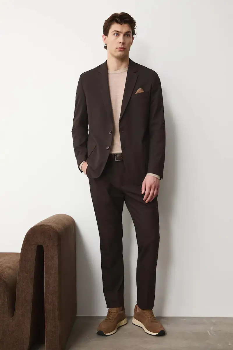 Medicine Giacca marrone da uomo miniatura 4