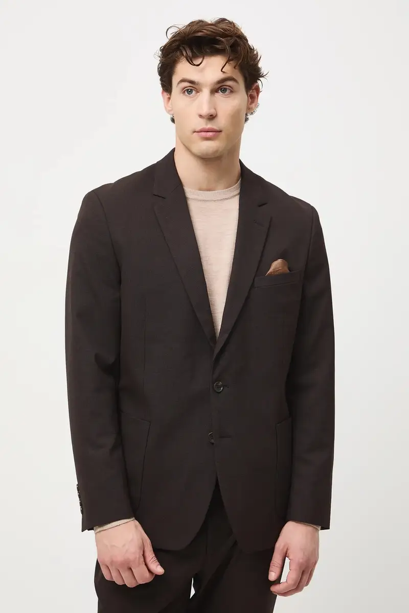 Medicine Giacca marrone da uomo miniatura 5