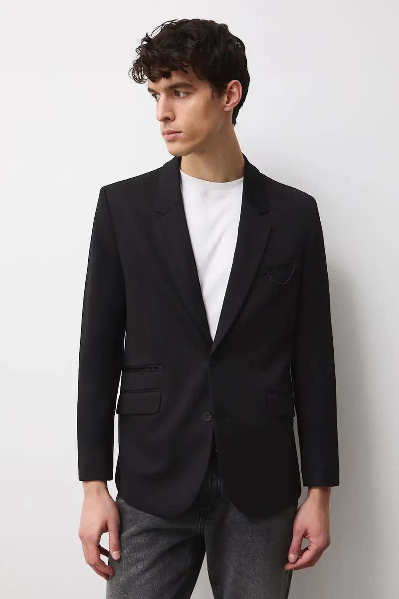 giacca Nero miniatura 4