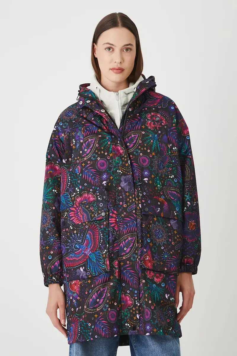 giacca parka Multicolore miniatura 2