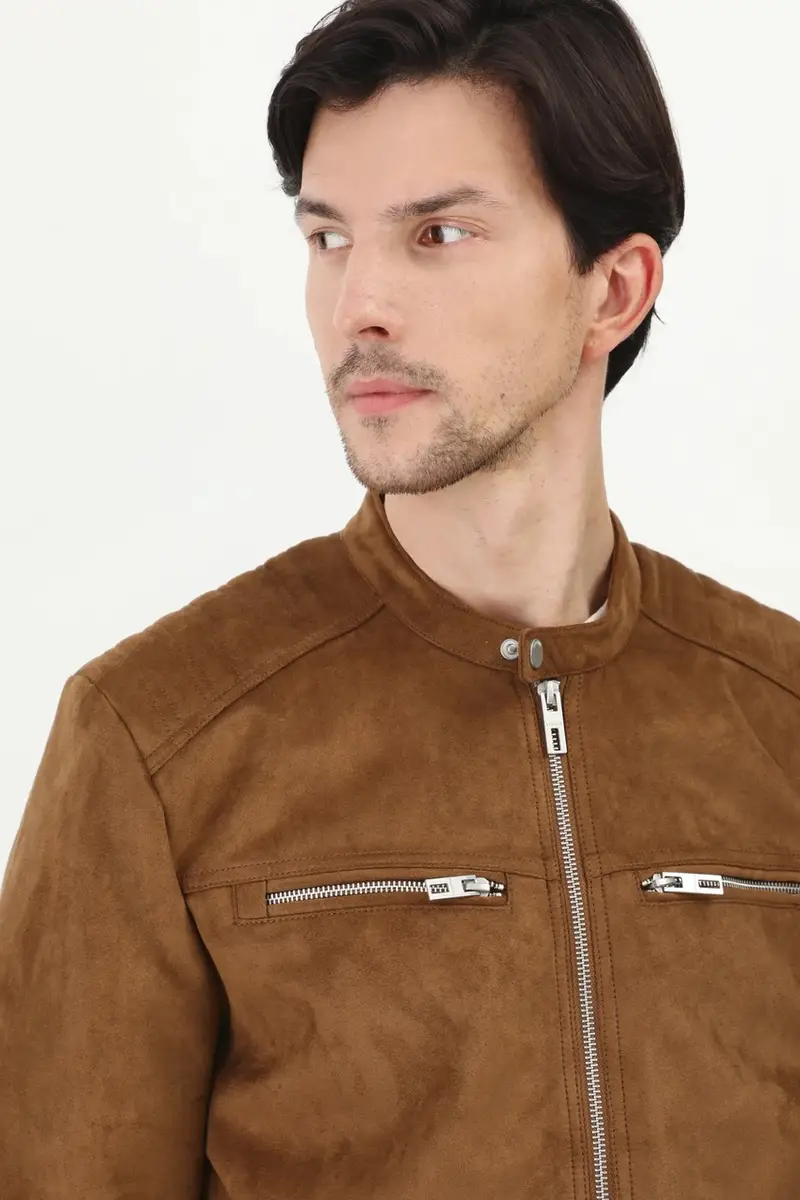 giacca uomo colore beige miniatura 4