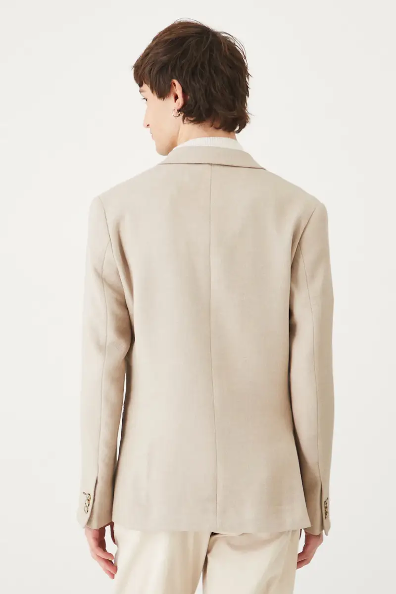 giacca uomo colore beige miniatura 3