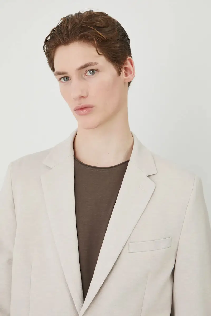 giacca uomo colore beige miniatura 5