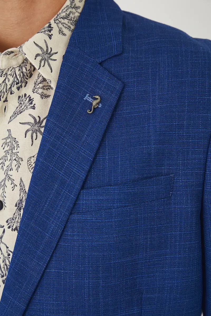 giacca uomo colore blu miniatura 5