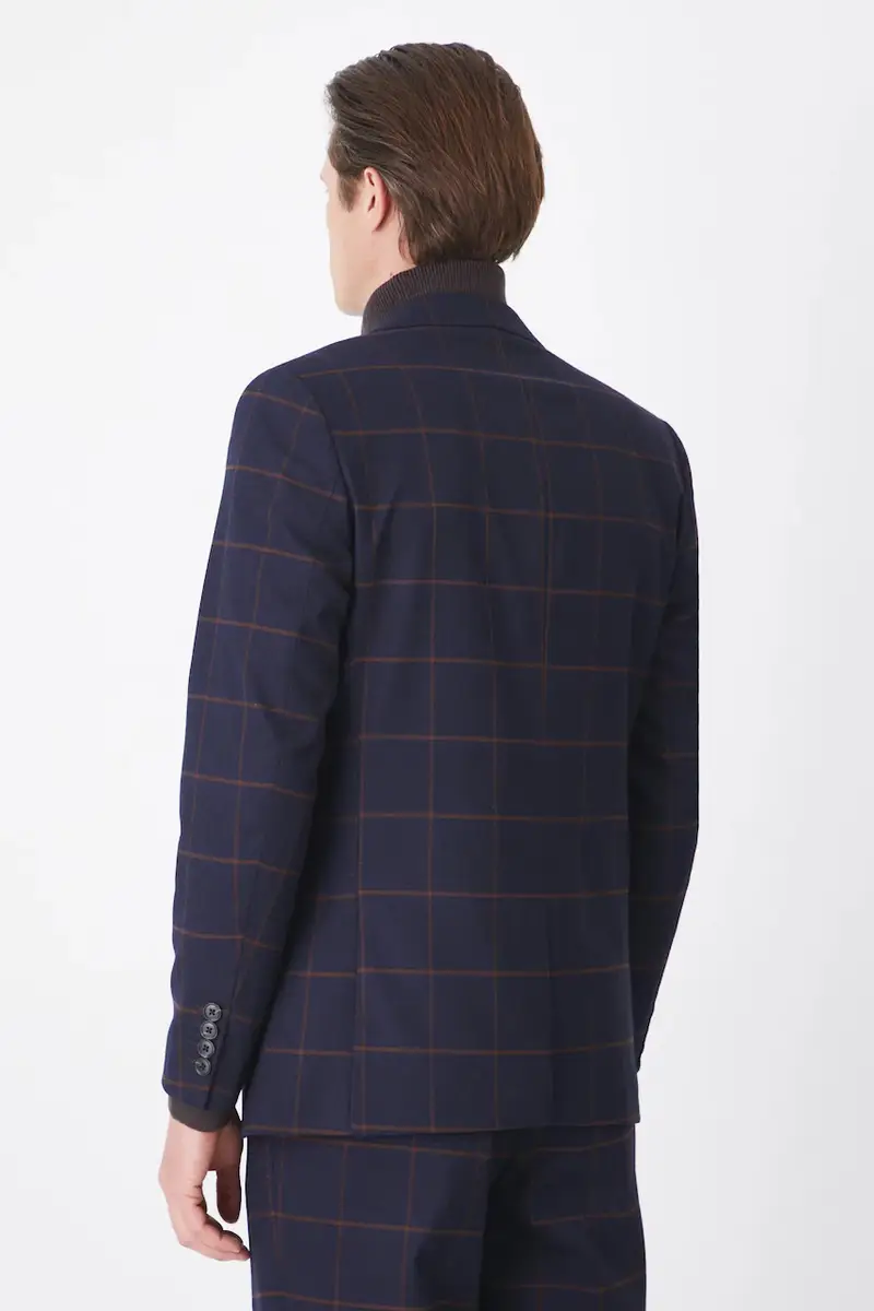 giacca uomo colore blu navy miniatura 3