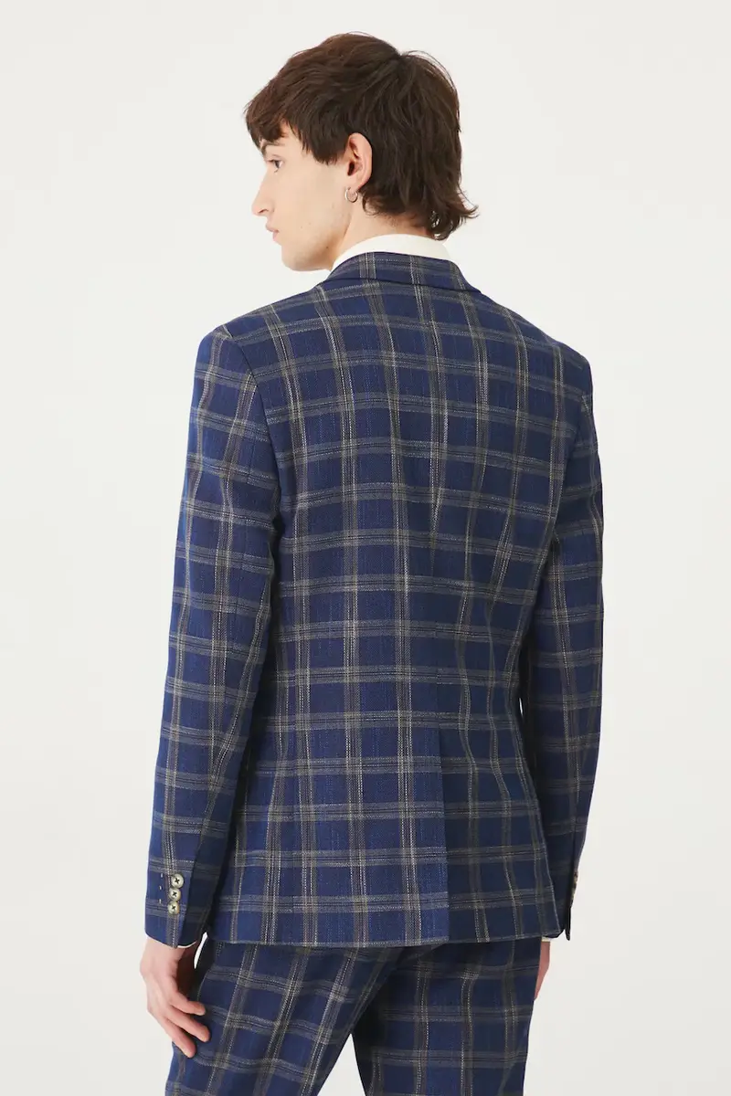 giacca uomo colore blu navy miniatura 3