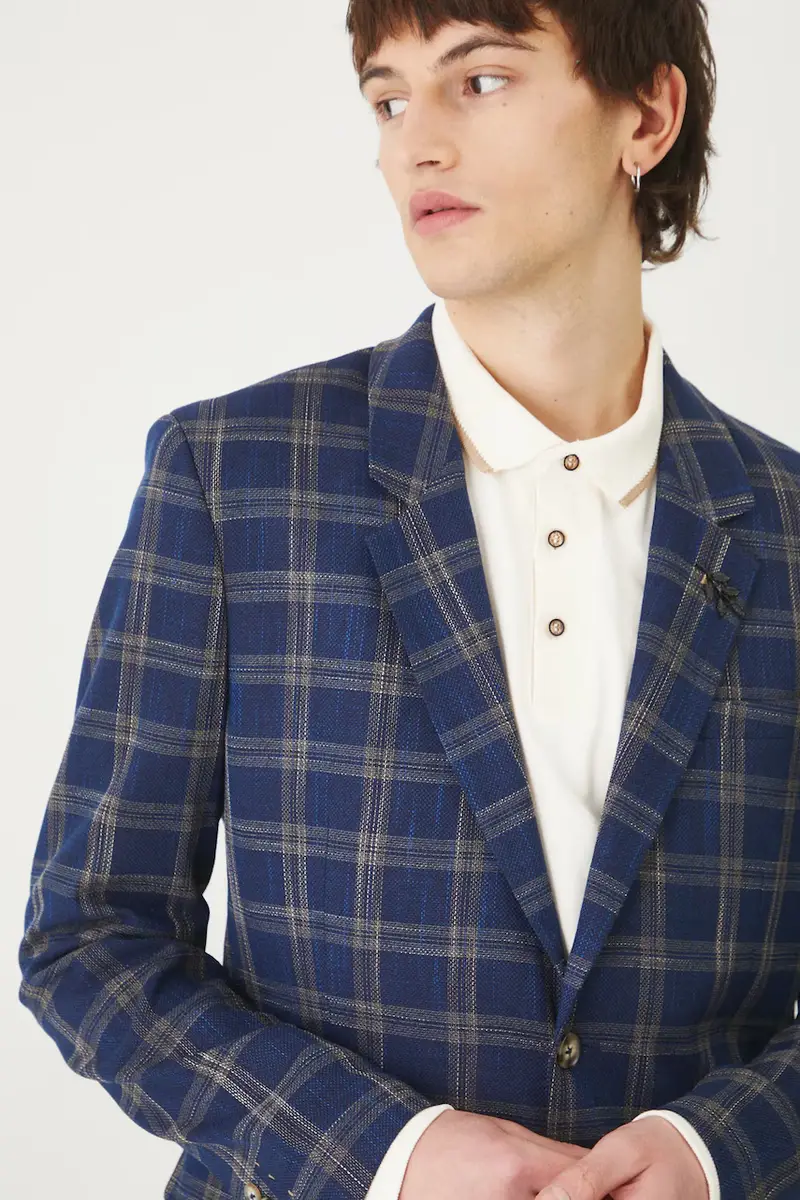 giacca uomo colore blu navy miniatura 4