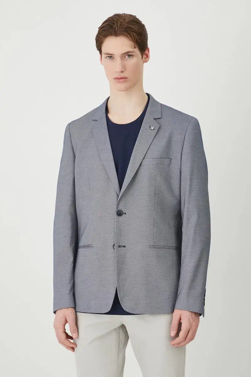 giacca uomo colore blu navy