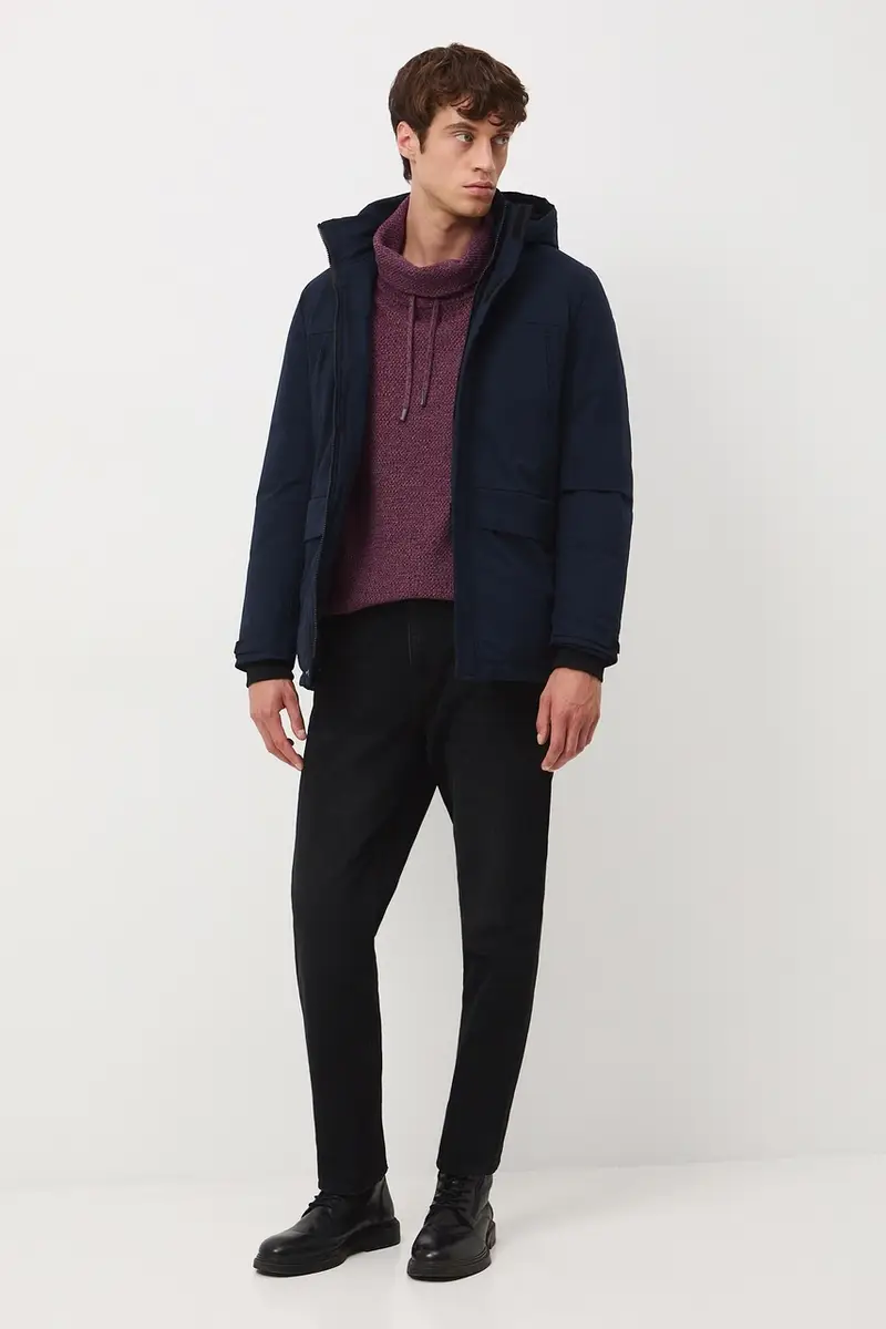 giacca uomo colore blu navy miniatura 2