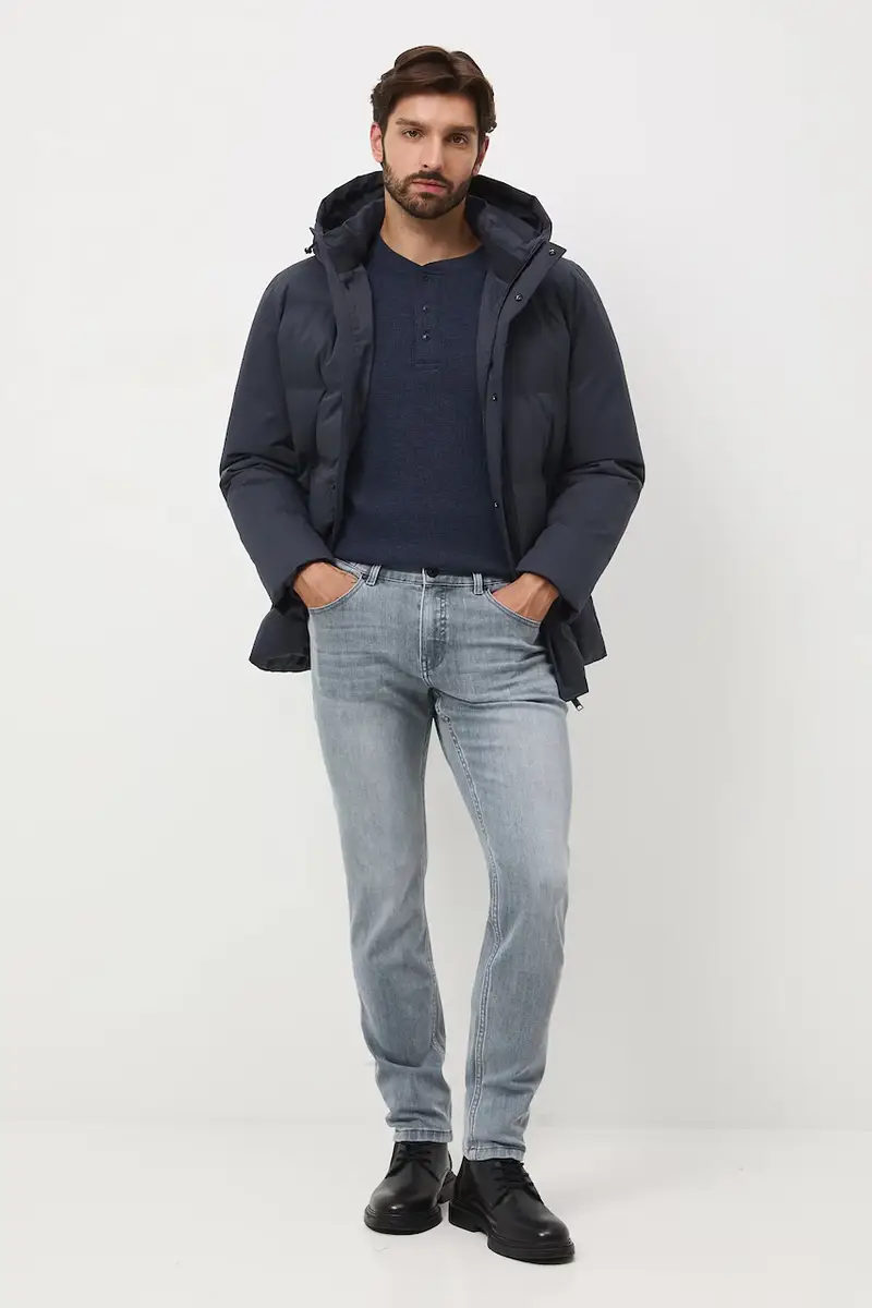 giacca uomo colore blu navy miniatura 2