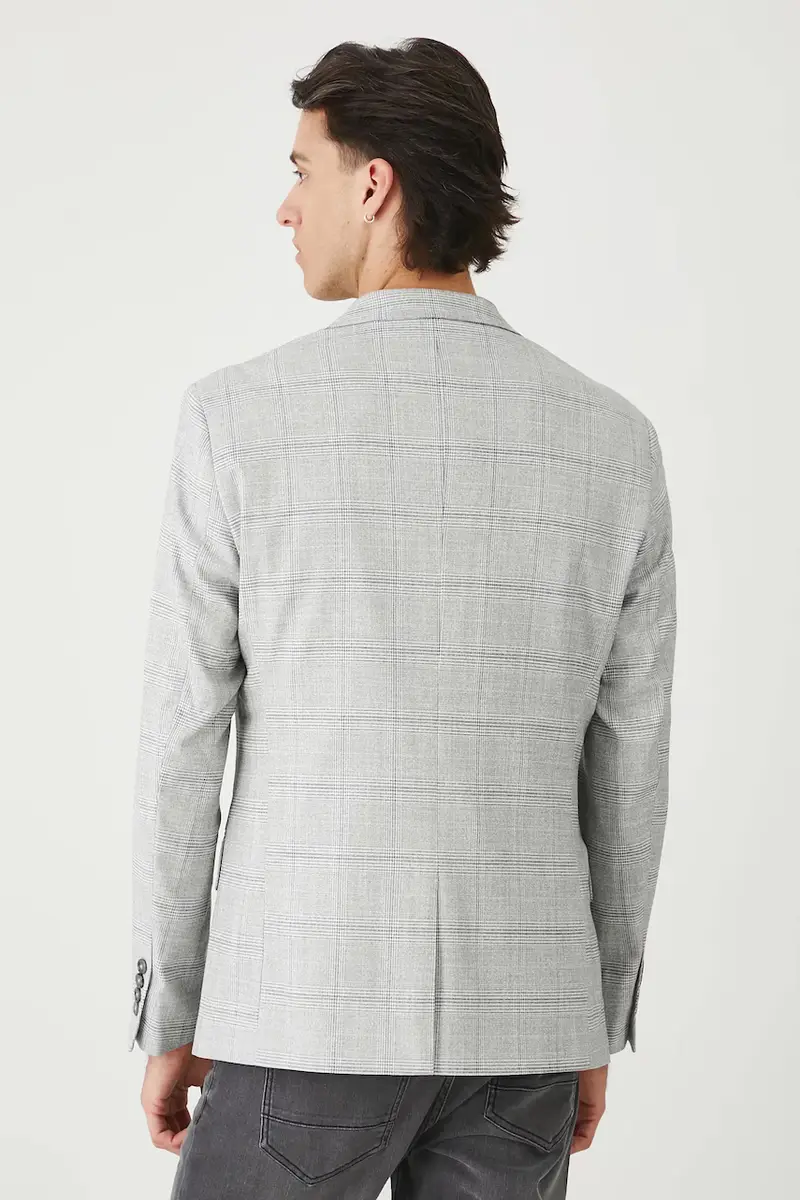 giacca uomo colore grigio miniatura 3