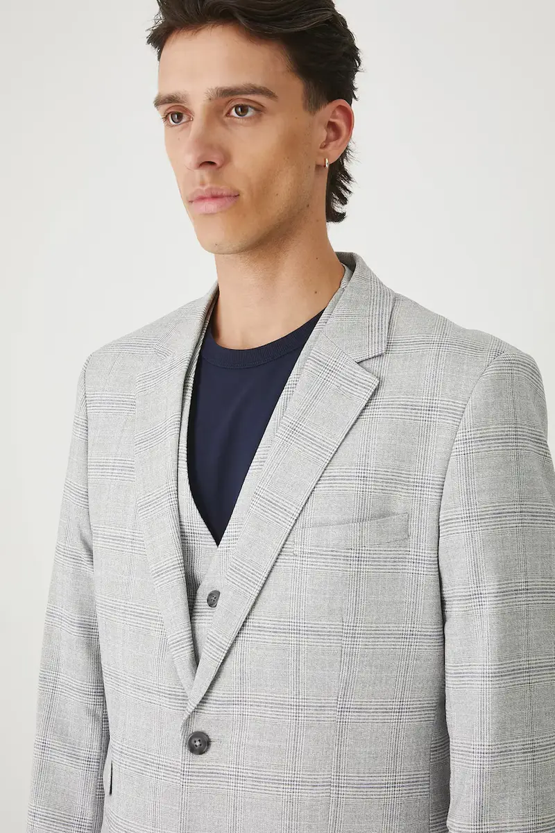 giacca uomo colore grigio miniatura 4