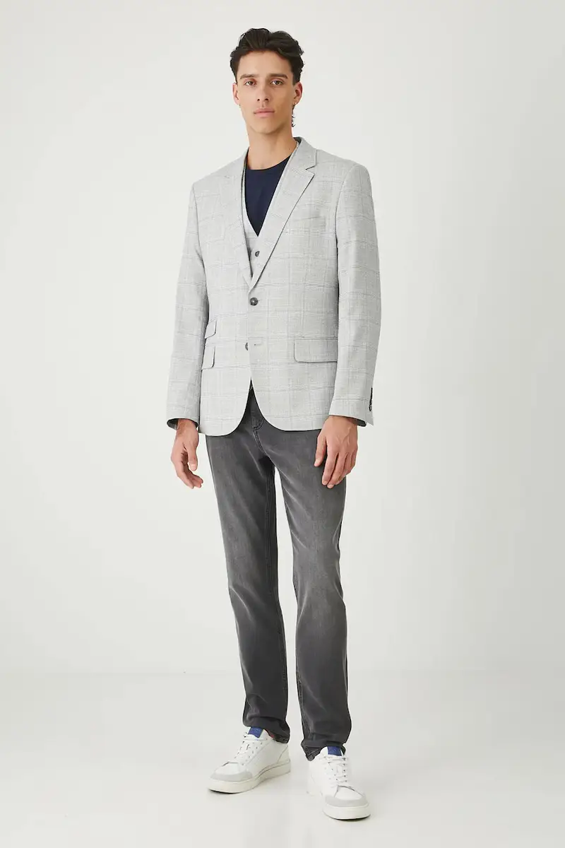 giacca uomo colore grigio