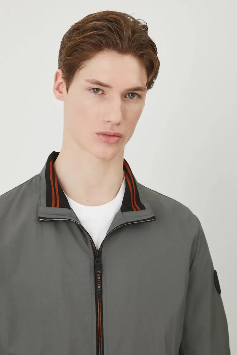 giacca uomo colore grigio miniatura 5