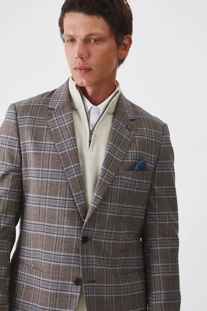 giacca uomo colore marrone miniatura 5