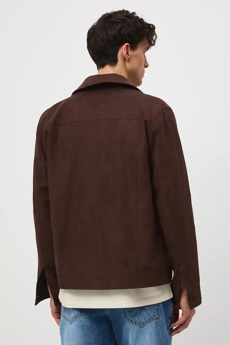 giacca uomo colore marrone miniatura 3