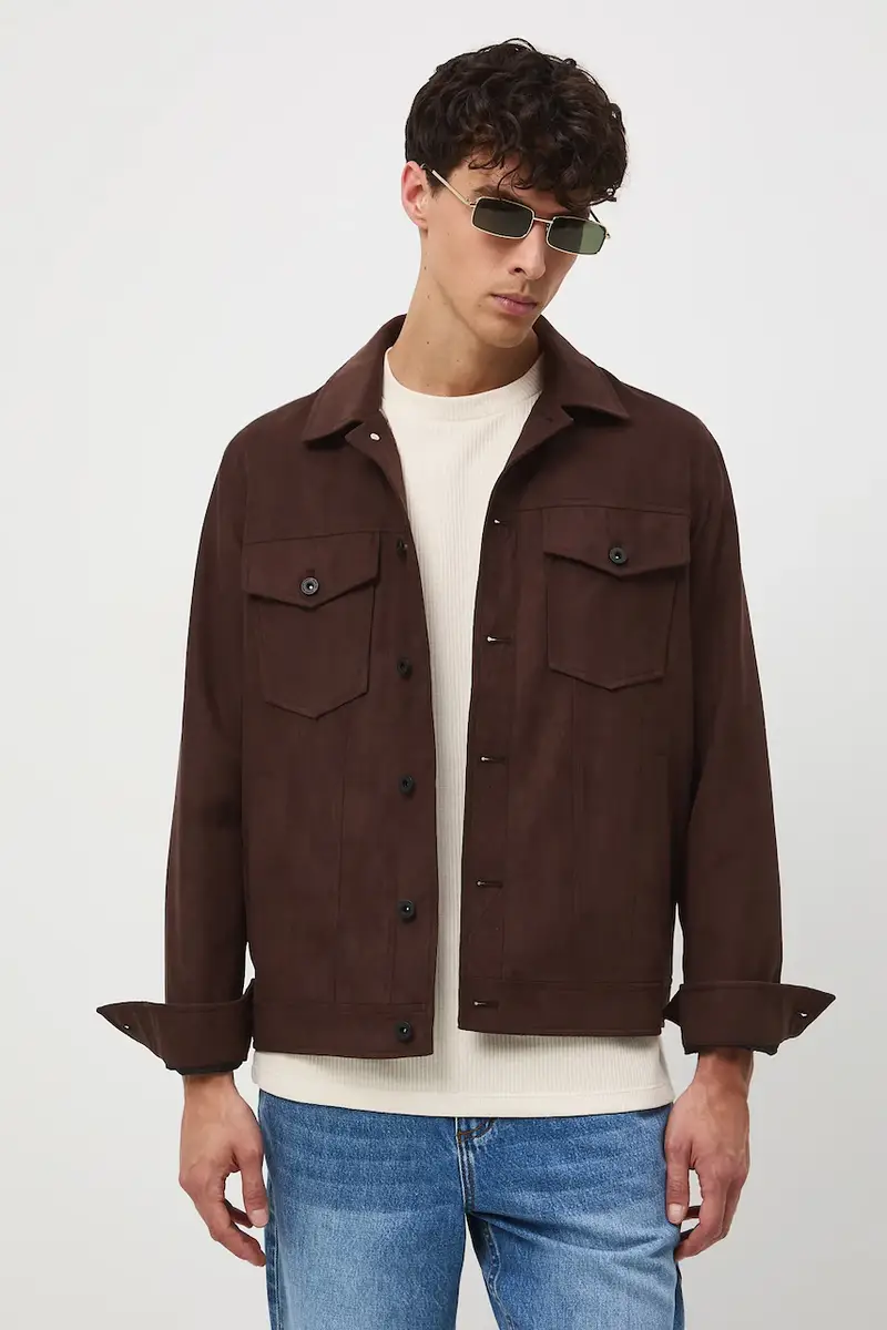 giacca uomo colore marrone