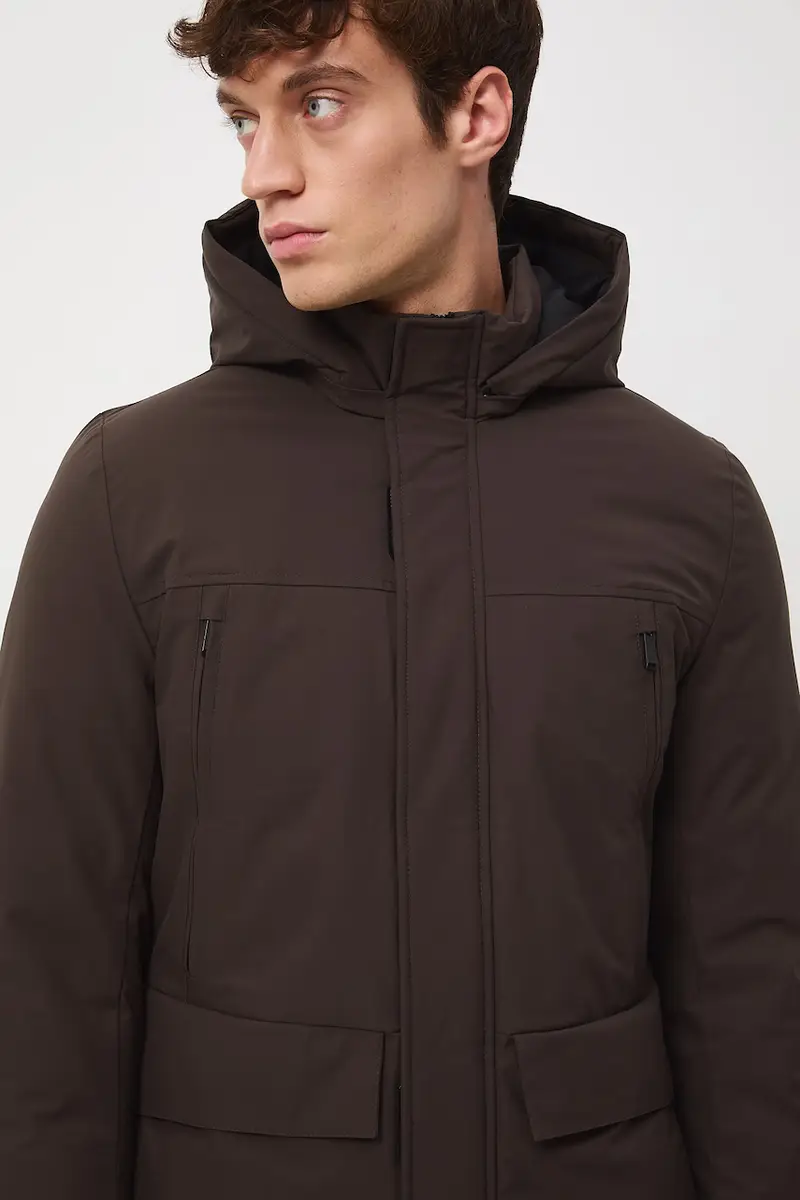 giacca uomo colore marrone miniatura 4