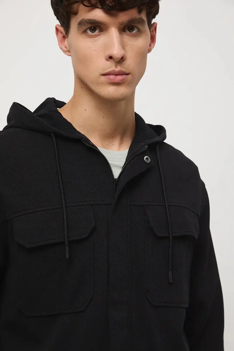 giacca uomo colore nero miniatura 4